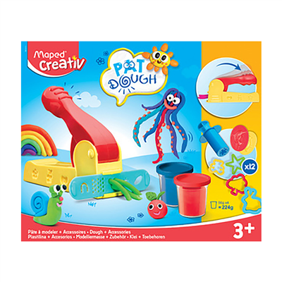 Maped Creativ Kit de pâte à modeler presse & accessoires
