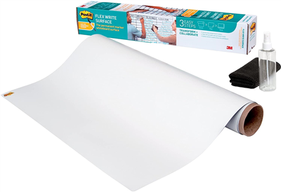 Post-it Film tableau blanc Flex-Write, 914 x 609 mm, rouleau