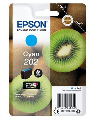 Epson cartouche T 202 cyan C13T02F24010