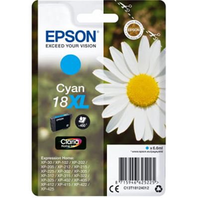 Epson Pâquerette 18XL Cyan C13T18124012