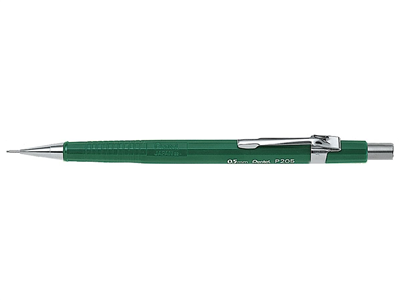 Pentel Porte-mines P205 diamètre de mines : 0,5 mm vert