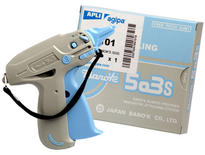 agipa Pistolet textile Banok's 503 S gris/bleu