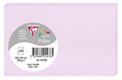 Pollen by Clairefontaine Carte 82 x 128 mm lilas