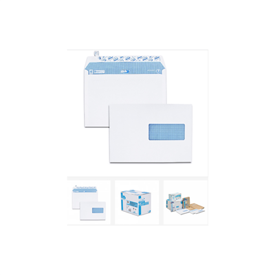 GPV Enveloppes C5 162 x 229 mm blanc avec fenêtre