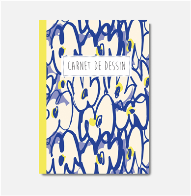 Pasale Editions Carnet de dessin fleurs style Matisse