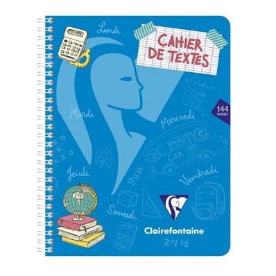 Clairefontaine Cahier de textes Mimesys, 170 x 220 mm, séyès