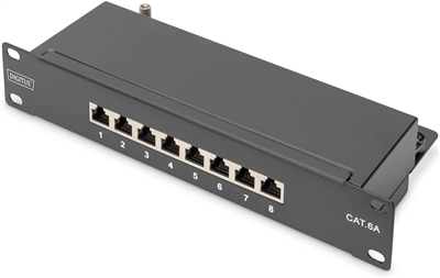 DIGITUS Panneau de brassage 10" Cat.6A, classe E, blindé