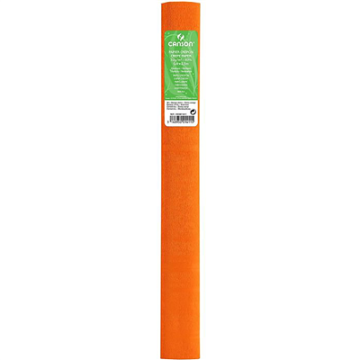 CANSON Rouleau de papier crépon 32 g/m2 orange zinnia (58)