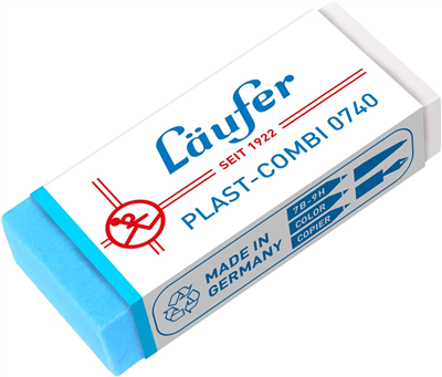 Läufer Gomme en plastique PLAST COMBI