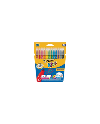BIC KIDS Feutre Kid Couleur medium étui en carton de 12