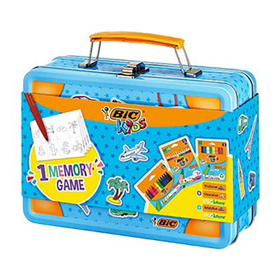 BIC KIDS Kit de coloriage pour le voyage MEMORY GAME