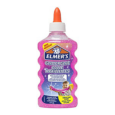 ELMER'S Colle à paillettes Glitter Glue 177 ml fuchsia