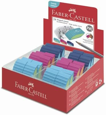 FABER-CASTELL Gomme plastique BICOLOR, assorti