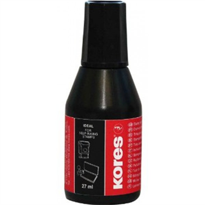 Kores encre à tampon, contenu: 27 ml, noir SF71338