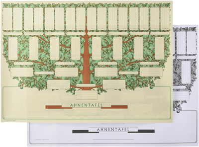 RNK Verlag Arbre généalogique "petit arbre", A3 paysage