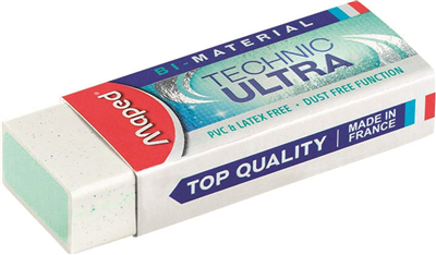 Maped Gomme en plastique Technic Ultra, blanc