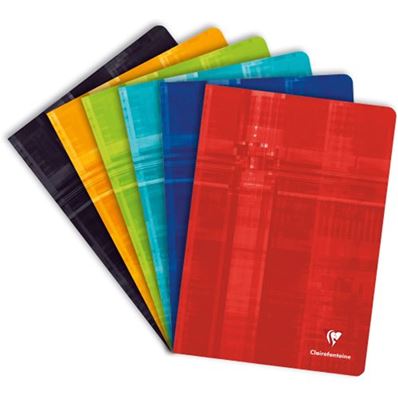 Clairefontaine Cahier piqûre, 170 x 220 mm, 96 pages, séyès 63741C