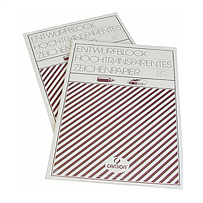 CANSON Bloc de calque A4 transparent 110/115 g/m2