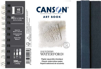 CANSON Carnet de dessin ART BOOK Saunders Waterford A5