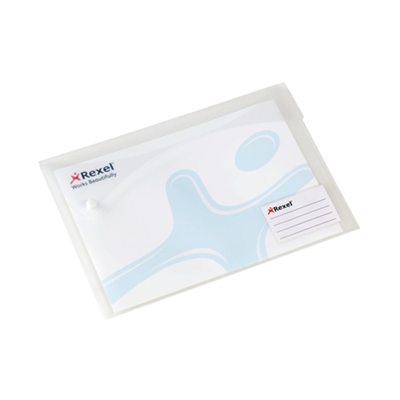 Rexel Pochette à documents Xtra Folder A4, blanc translucide