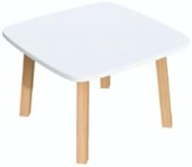 PAPERFLOW Table d'appoint WOODY, en bois massif, blanc