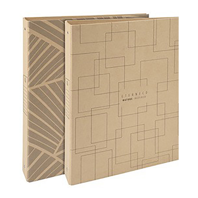 EXACOMPTA Classeur à anneaux Eterneco A4 2 anneaux,naturel