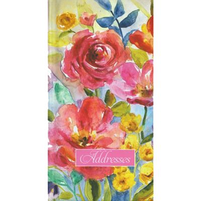 Baker & Taylor Carnet d'adresses- pink flora