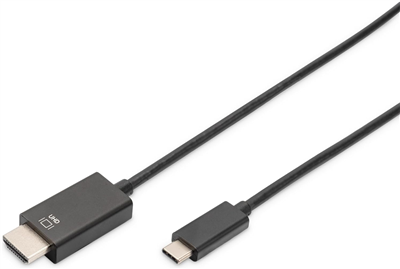 DIGITUS Câble adaptateur, USB-C - HDMI-A, 5, 0 m