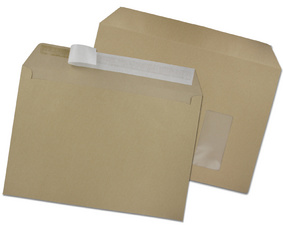 GPV Pochettes d'expédition C4 229 x 324 mm kraft marron