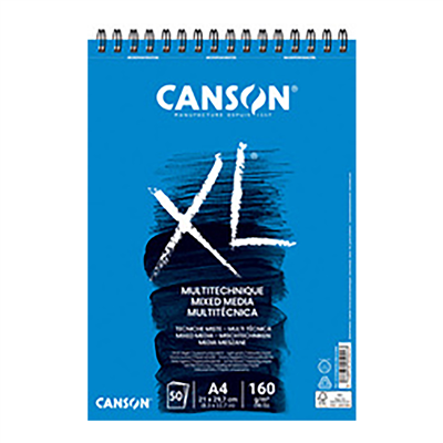 CANSON Bloc de dessin XL MIXED MEDIA A4