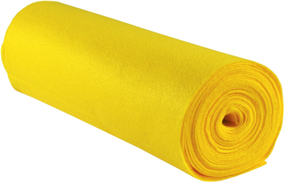 folia Feutrine de bricolage, 450 mm x 5 m, jaune banane