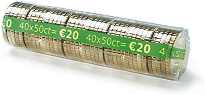 RESKAL Etui à monnaie THE CONTAINER, pour 40 x 0, 50 EUR