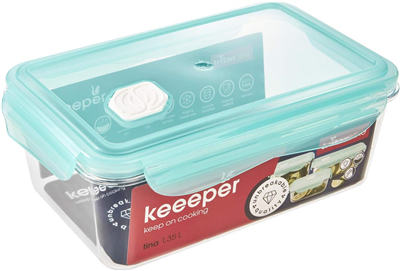 keeeper Boîte de conservation "tina", avec clip, 1, 35 litre