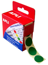 agipa APLI Pastille de signalisation diamètre : 15 mm vert