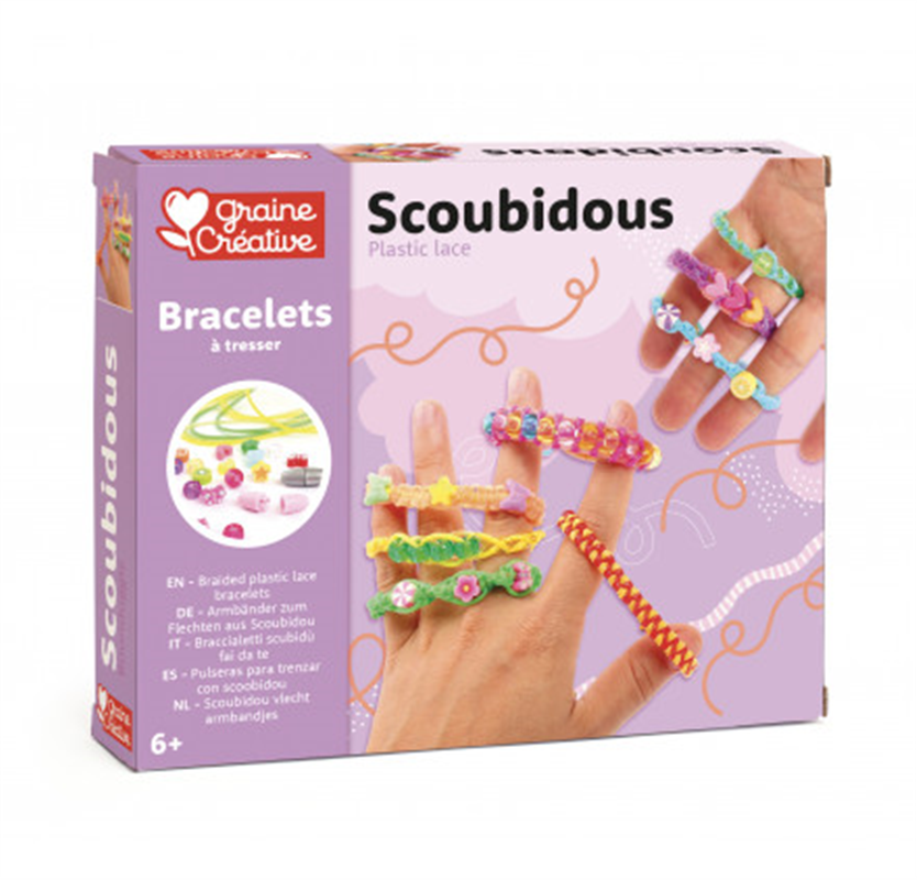 Graine créative Kit Scoubidou bracelets à tresser
