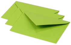 Pollen by Clairefontaine Enveloppes 75 x 100 mm vert menthe