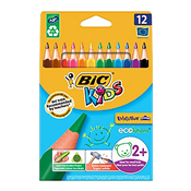 BIC KIDS Crayons de couleur triangulaires Evolution Triangle