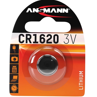 Ansmann Pile bouton en lithium "CR1620", 3,0 Volt 5020072