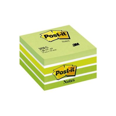 3M Bloc cube post- it néon Light rêve vert
