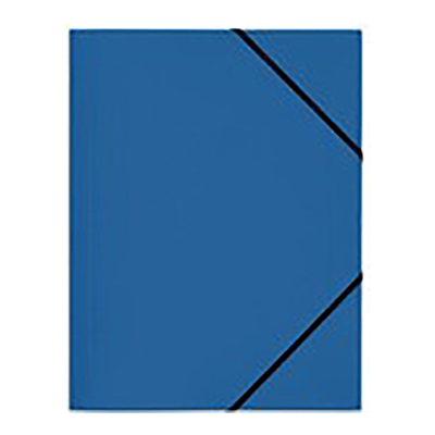 ELBA Chemise à élastique standard A4 en PP bleu