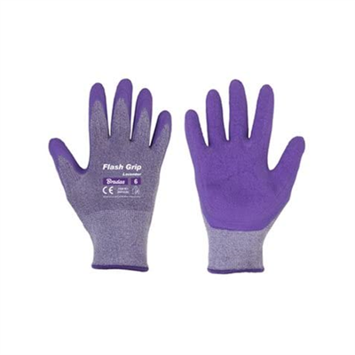 Bradas Gants de jardinage femme Flash Grip Lavender, M