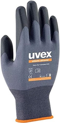 uvex Gants de travail man athletic allround, taille 8