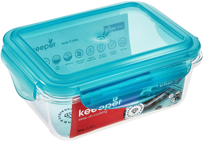 keeeper Boîte de conservation "tino", avec clip, 0, 45 litre