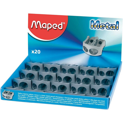 Maped Double taille-crayon Classic en métal