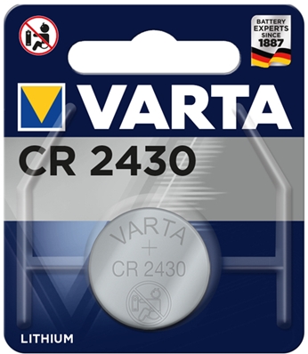 Varta Pile bouton en lithium "CR2430", 3,0 Volt