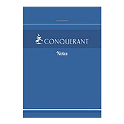 CONQUERANT SEPT Bloc-notes Notes quadrillé 74 x 105 mm