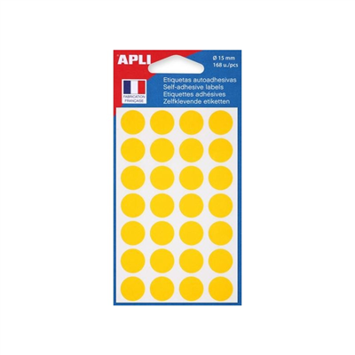 agipa APLI Pastille de signalisation diamètre : 15 mm jaune