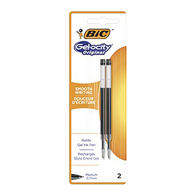 BIC Recharge pour stylo à encre gel noir