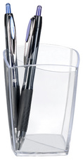 CEP Pot à crayon CepPro 2 compartiments transparent