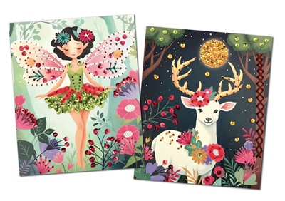 Graine créative Cartes à broder Mille et une nuits